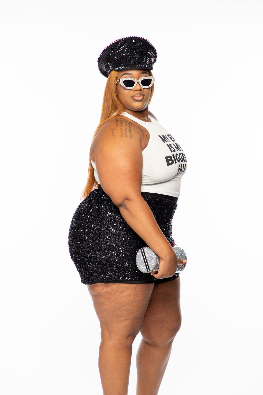 Plus Size “Disco" Shorts