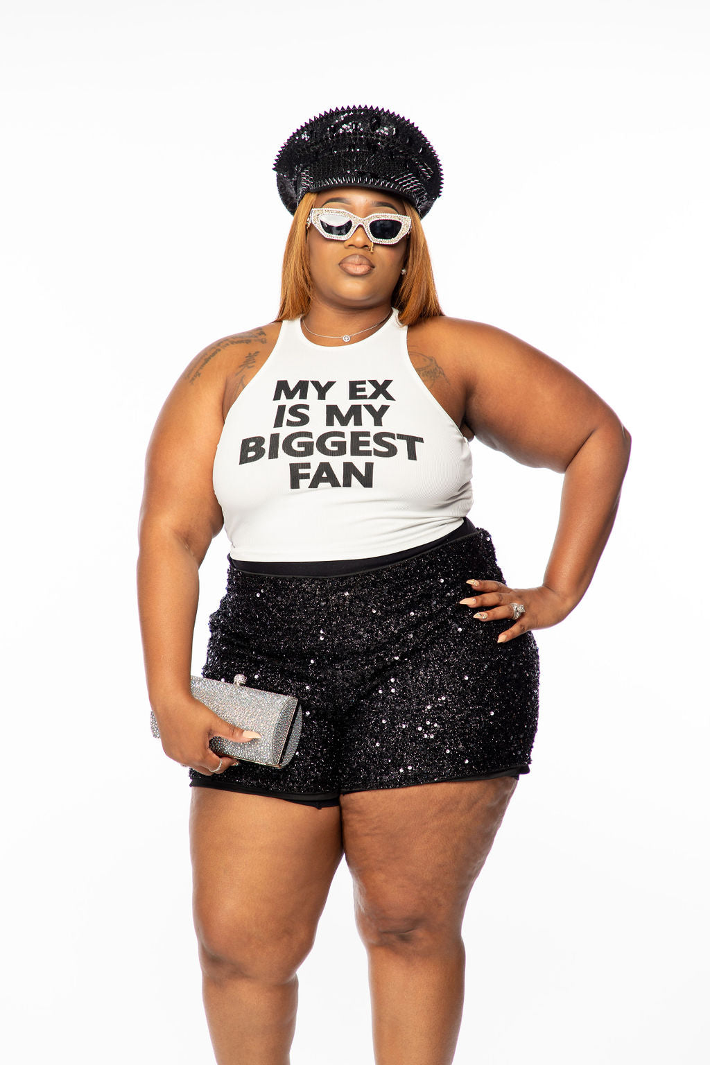 Plus Size “Disco" Shorts