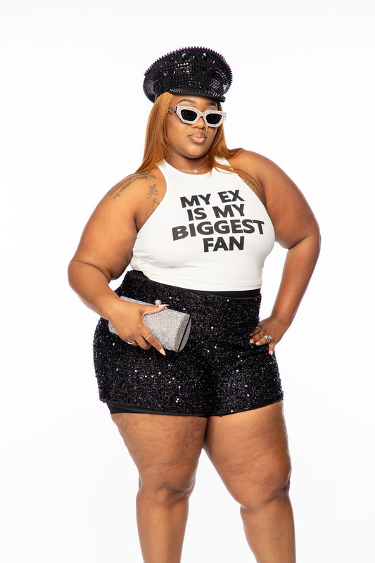 Plus Size “Disco" Shorts