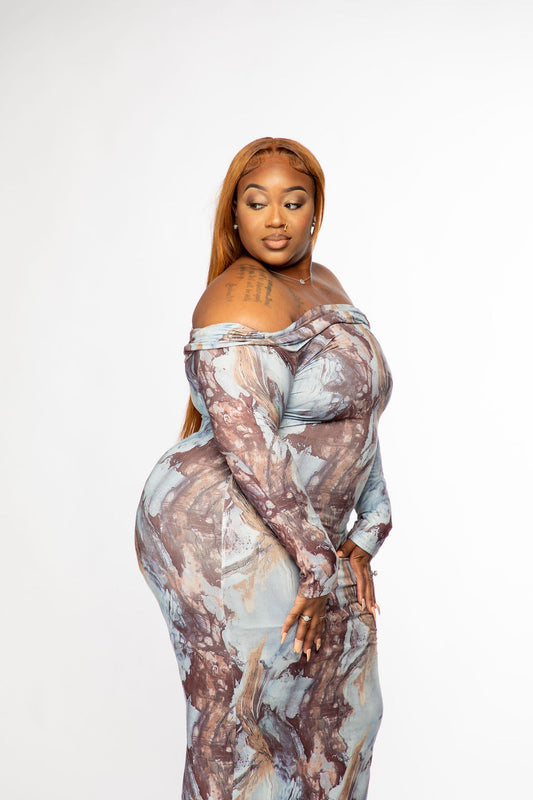 “Swirl Me Up” Maxi Dress