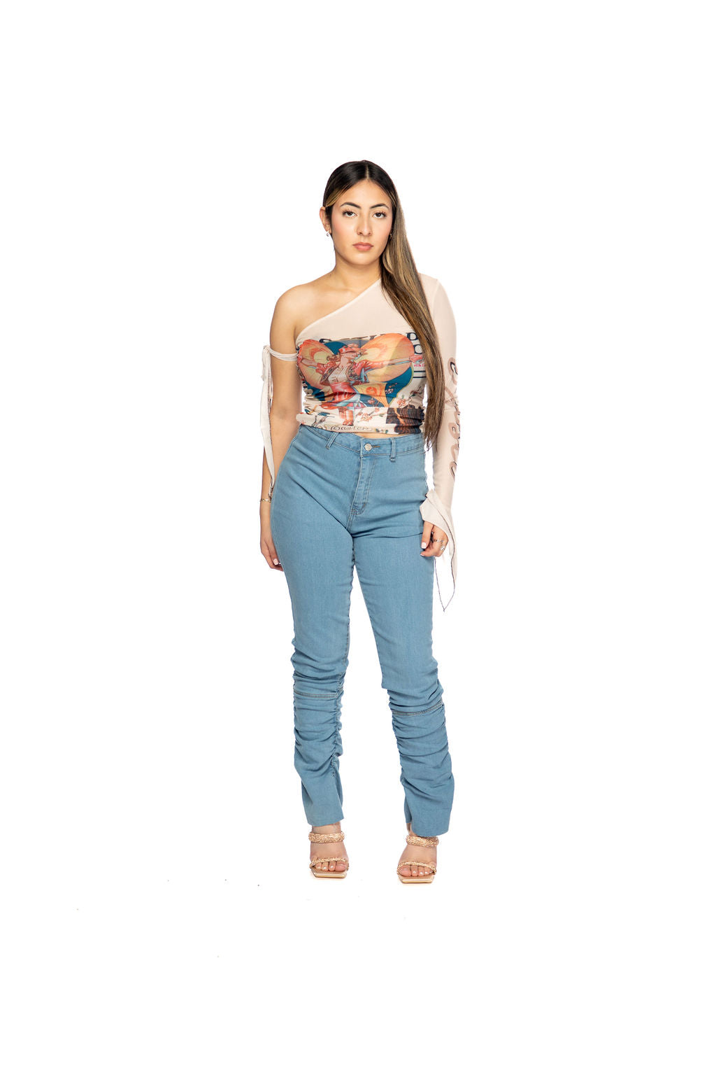 “Flying Butterfly” Mesh Top