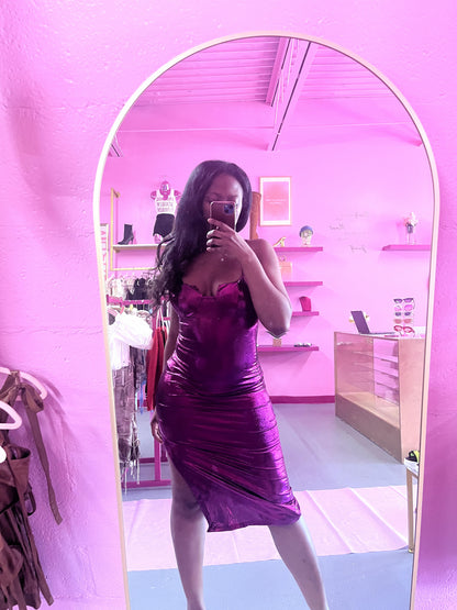 Mermaid Purple bodycon dress