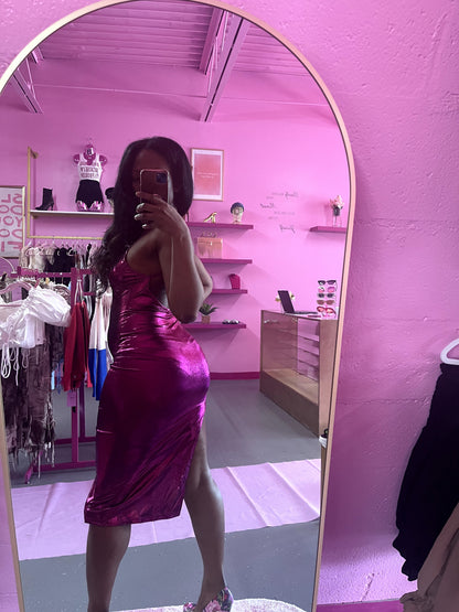 Mermaid Purple bodycon dress