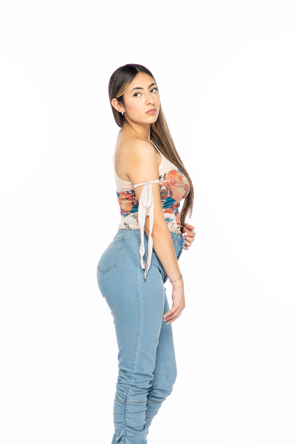 “Flying Butterfly” Mesh Top
