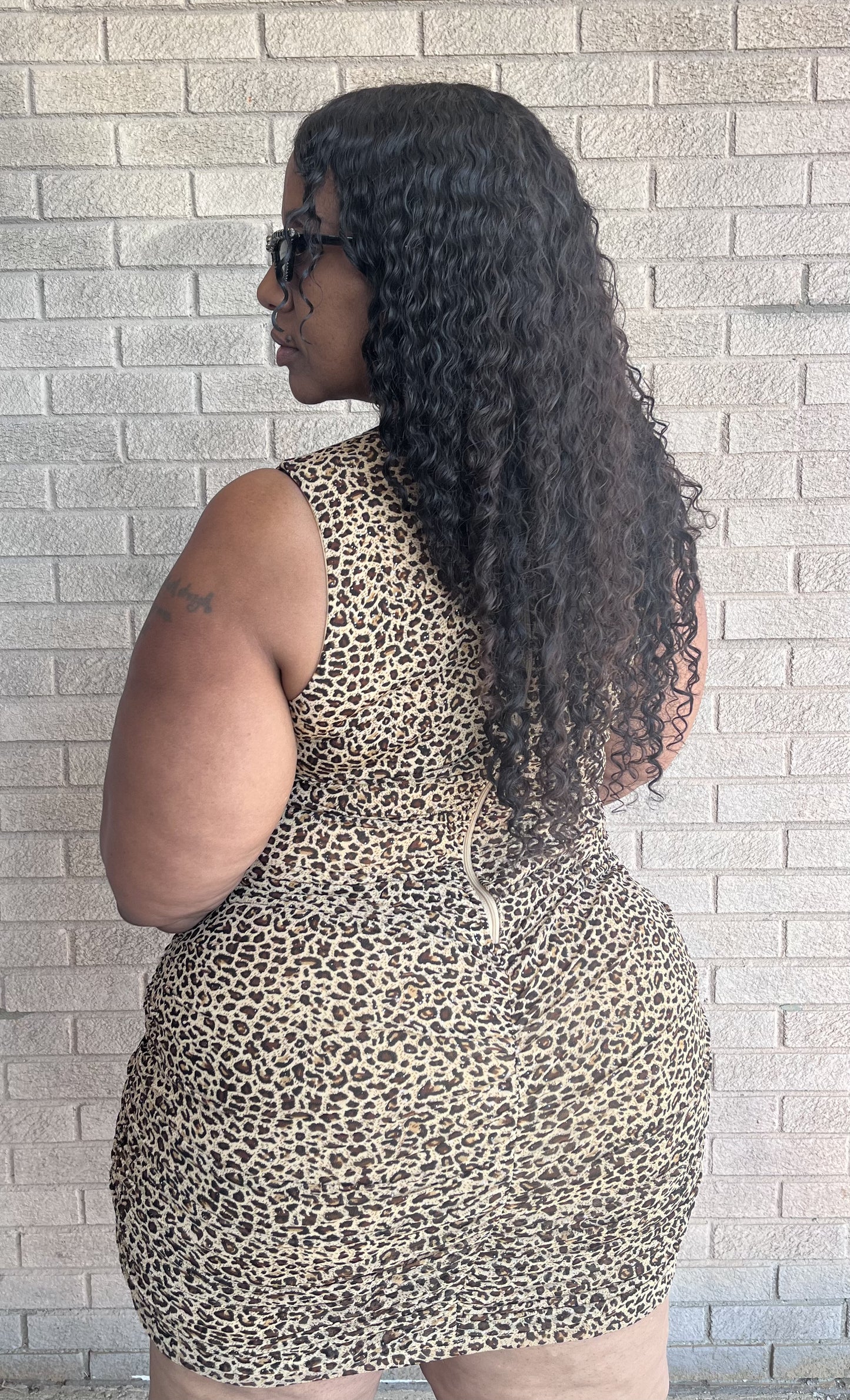 Plus Size “Cheetah Girl” Dress