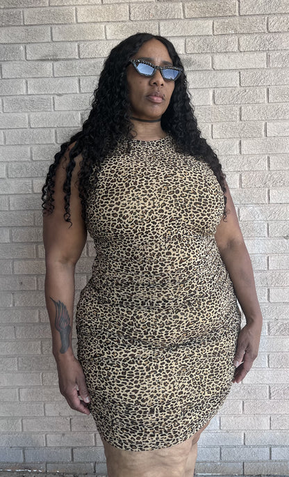 Plus Size “Cheetah Girl” Dress