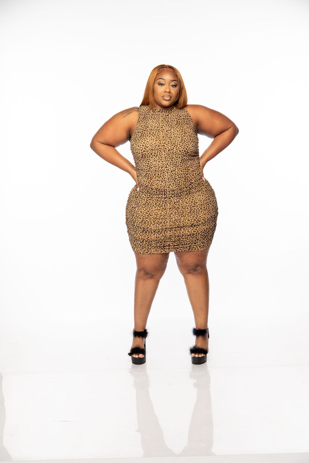 Plus Size “Cheetah” Dress